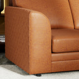 Colby Faux Leather Corner Sofa