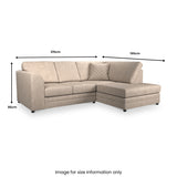 Colby Faux Leather Corner Sofa