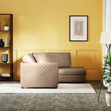 Colby Faux Leather Corner Sofa