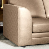 Colby Faux Leather Corner Sofa