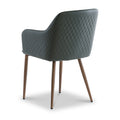Viktor-Faux-Leather-Quilted-Dining-Armchair from Roseland Furniture