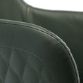 Viktor-Faux-Leather-Quilted-Dining-Armchair from Roseland Furniture