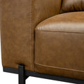 Umber Faux Leather Armchair from Roseland Furniture