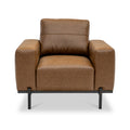 Umber Faux Leather Armchair from Roseland Furniture