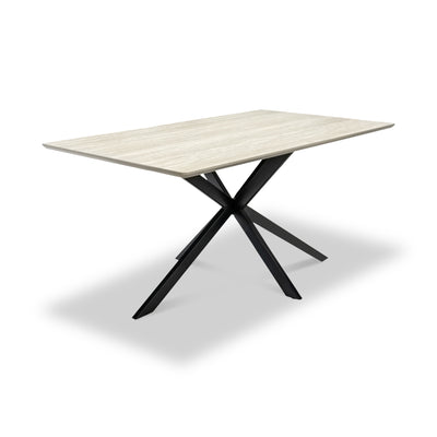 Barlo 160cm Travertine Effect Dining Table