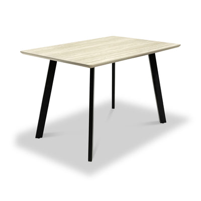 Barlo 120cm Travertine Effect Dining Table