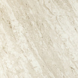 Barlo 120cm Travertine Effect Round Dining Table from Roseland Furniture