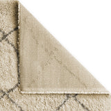 Webster Cream Grey Diamond Two Toned Rug