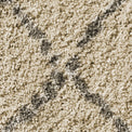 Webster Cream Grey Diamond Two Toned Rug
