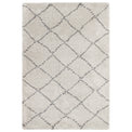 Webster Cream Grey Diamond Two Toned Rug from Roseland Furniture