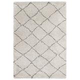 Webster Cream Grey Diamond Two Toned Rug from Roseland Furniture