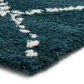Webster Dark Green Diamond Two Toned Rug
