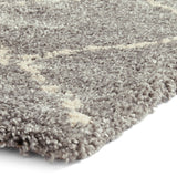 Webster Grey Cream Diamond Two Toned Rug