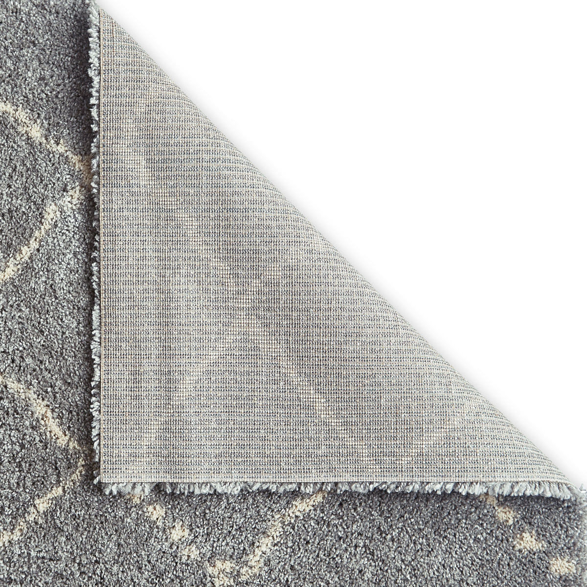 Webster Grey Cream Diamond Two Toned Rug