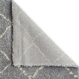 Webster Grey Cream Diamond Two Toned Rug