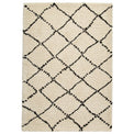 Webster Ivory Diamond Two Toned Rug from Roseland Furniture