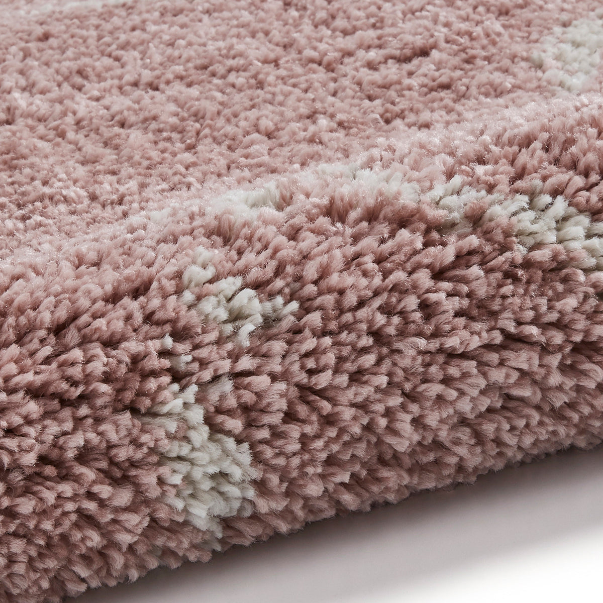 Webster Rose Pink Diamond Two Toned Rug