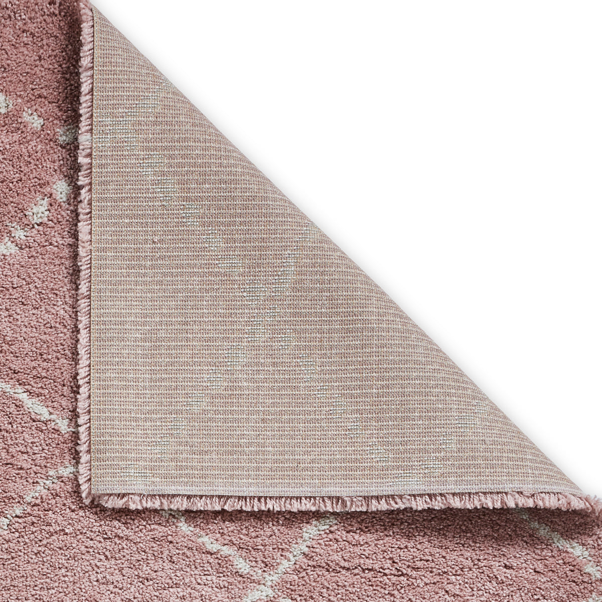 Webster Rose Pink Diamond Two Toned Rug