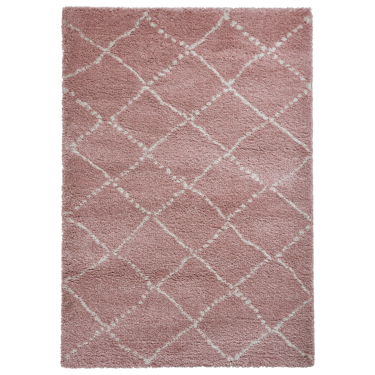 Webster Rose Pink Diamond Two Toned Rug from Roseland Furniture
