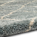 Webster Teal Diamond Two Toned Rug
