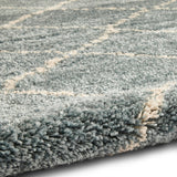 Webster Teal Diamond Two Toned Rug