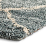 Webster Teal Diamond Two Toned Rug