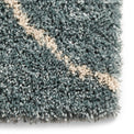Webster Teal Diamond Two Toned Rug