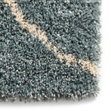 Webster Teal Diamond Two Toned Rug