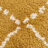 Webster Yellow Diamond Two Toned Rug