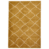 Webster Yellow Diamond Two Toned Rug from Roseland Furniture