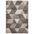 Webster Grey Triangle Geometric Rug from Roseland Furniture
