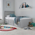 Wilson Wooden 3 Dawer Bed Frame Grey from Roseland Furniture