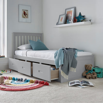 Wilson Wooden 3 Dawer Kids Bed Frame