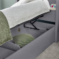 Cooper Wooden Ottoman Storage Bed Frame Grey from Roseland Furniture