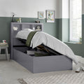 Cooper Wooden Ottoman Storage Bed Frame Grey from Roseland Furniture