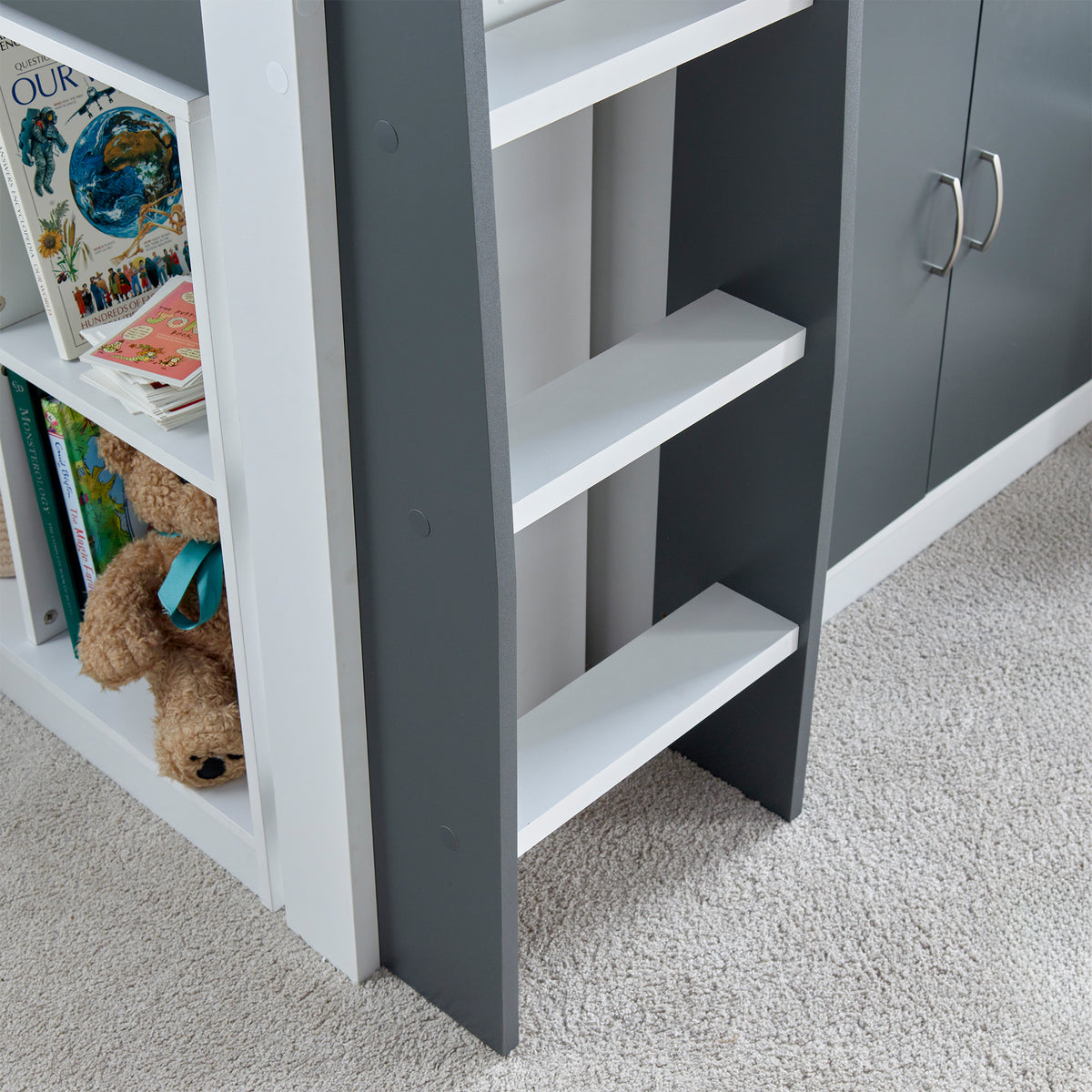 Murray Mid Sleeper Storage Bed Frame Close5 from Roseland Furniture