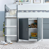 Murray Mid Sleeper Storage Bed Frame Close5 from Roseland Furniture