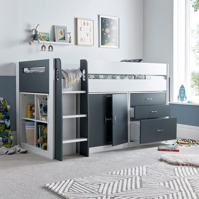 Murray Mid Sleeper Storage Bed Frame