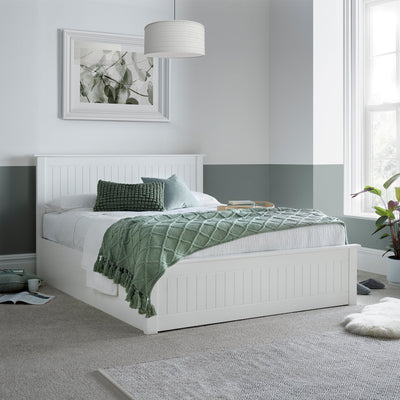 Brooker Wooden Storage Ottoman Bed Frame