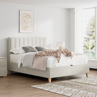 Marilyn Velvet Ottoman Storage Bed