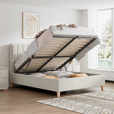 Marilyn Velvet Ottoman Storage Bed
