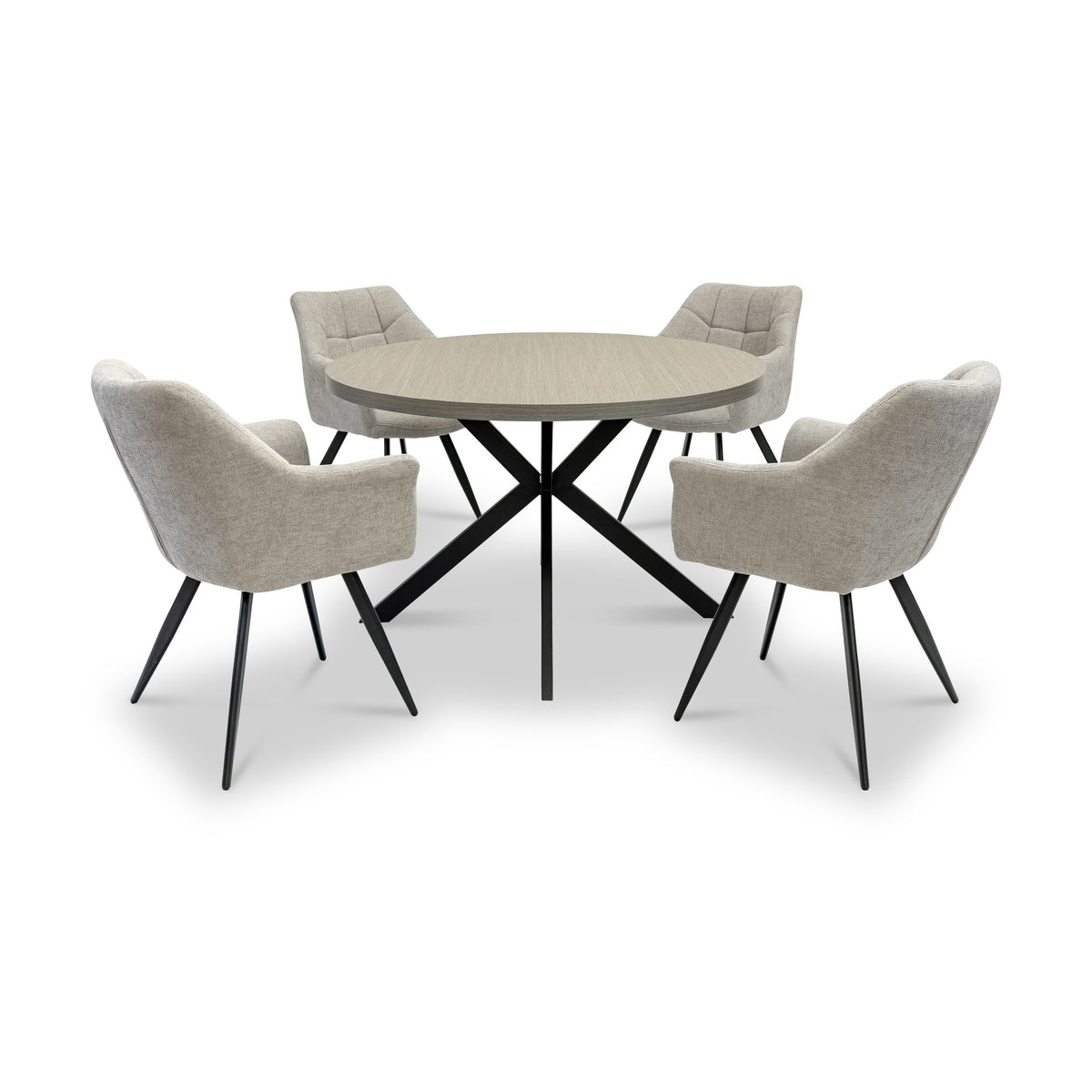 Langley 120cm Round Dining Table from Roseland Furniture
