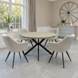 Langley 120cm Round Dining Table from Roseland Furniture