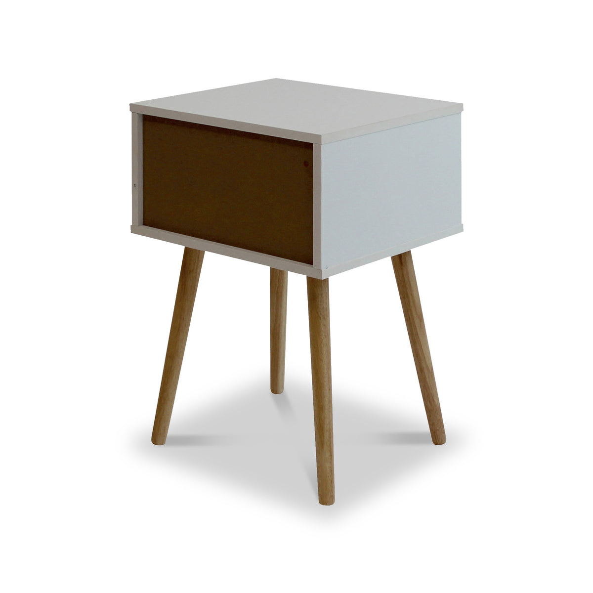 Antonio Compact 1 Drawer Bedside Table by Roseland Furniture