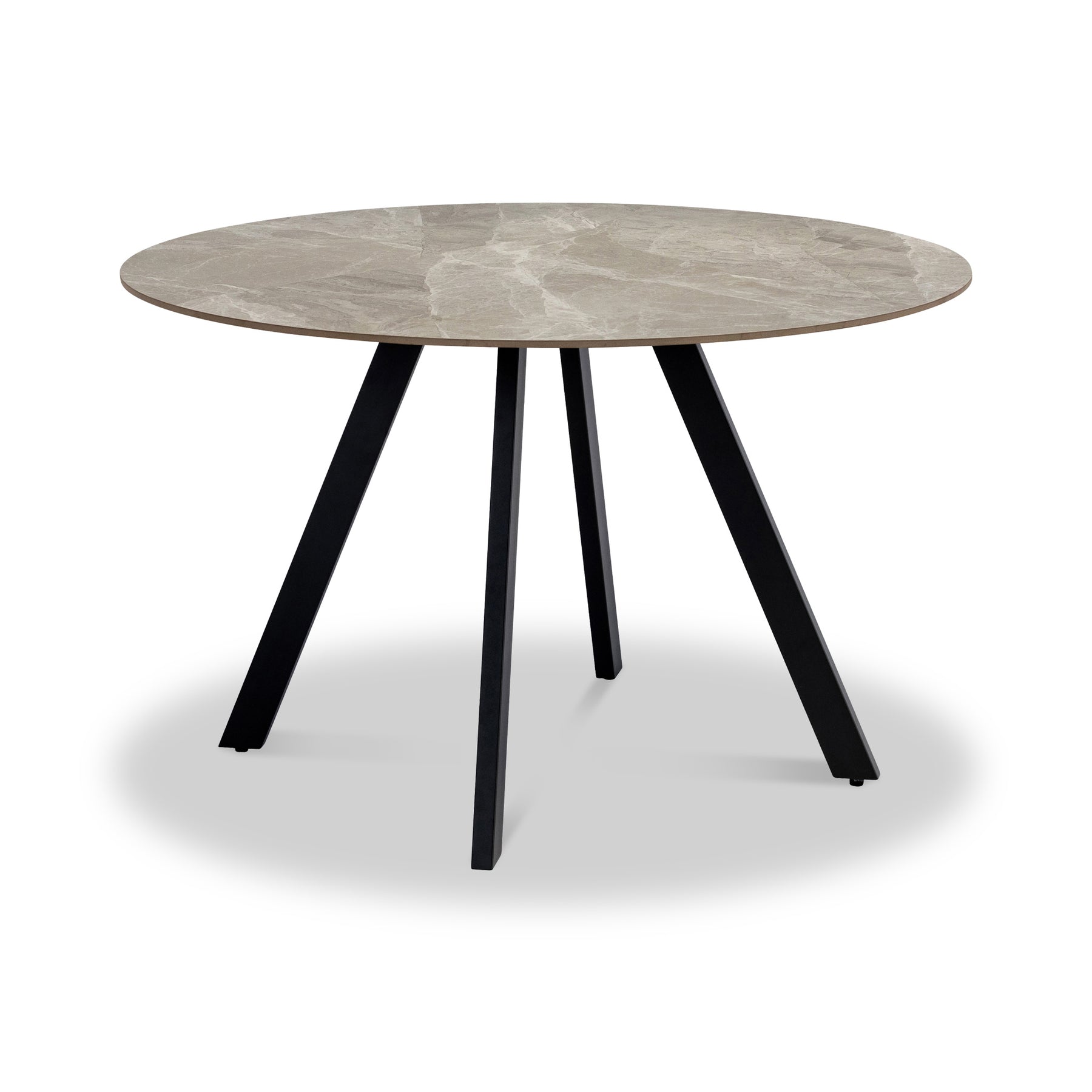 Alveston Sintered Stone Round Dining Table Group1 from Roseland Furniture