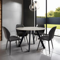 Alveston Sintered Stone Round Dining Table Group1 from Roseland Furniture