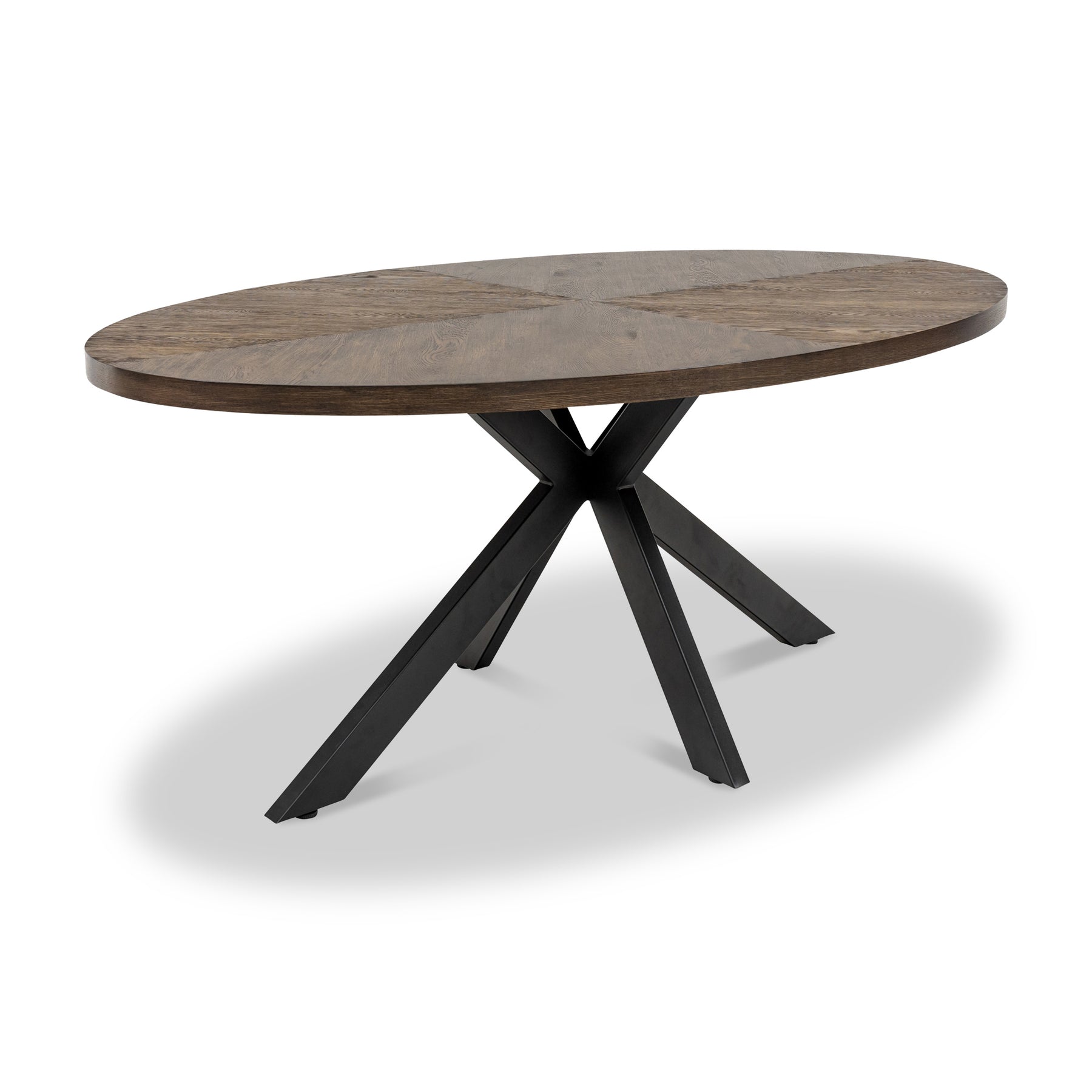 Haden 180cm Oval Dining Table Dims from Roseland Furniture