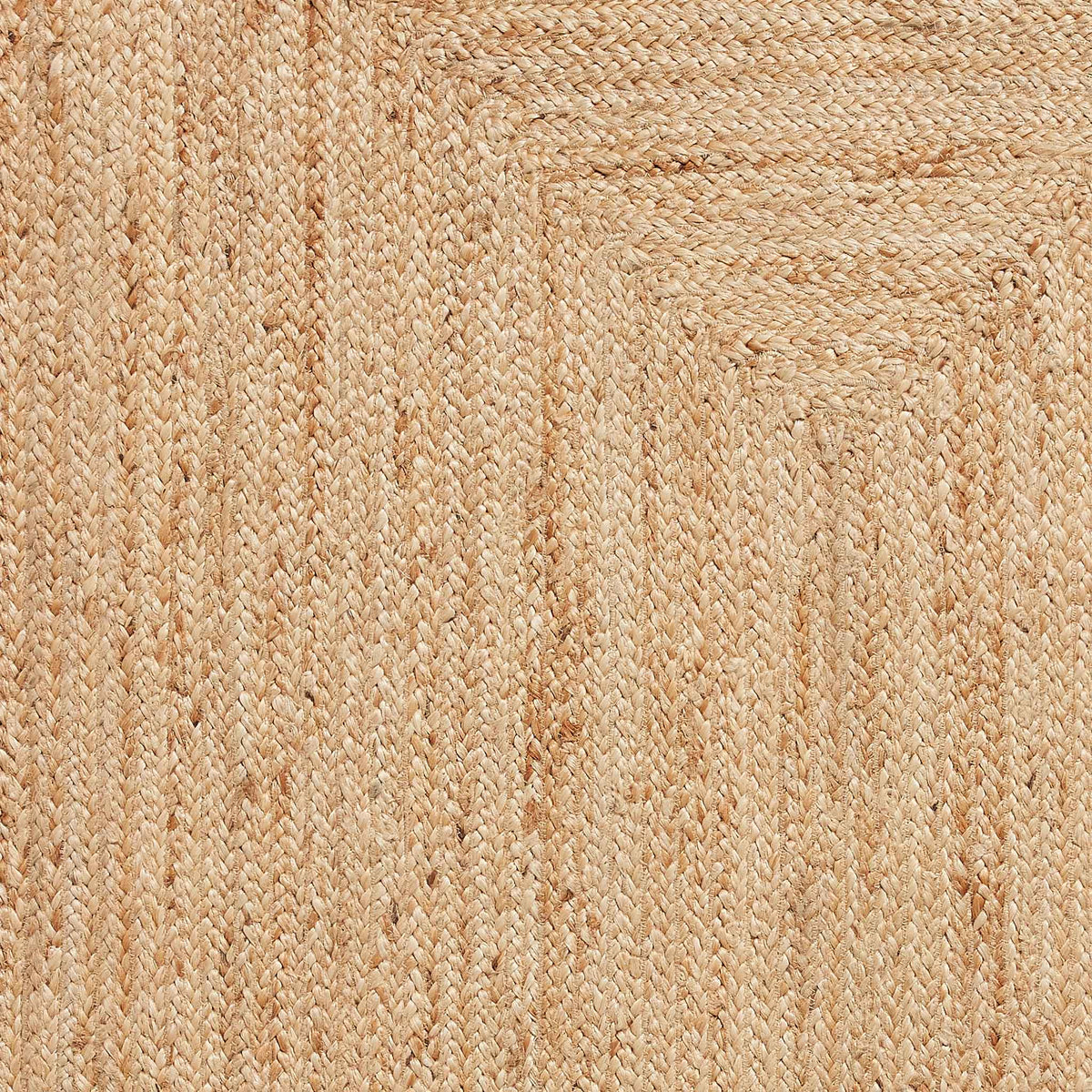 Chesney Round Jute Scalloped Edge Natural Rug from Roseland Furniture