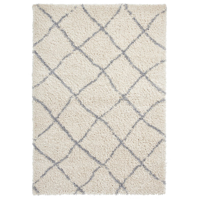 Durham Berber Diamond Shaggy Rug