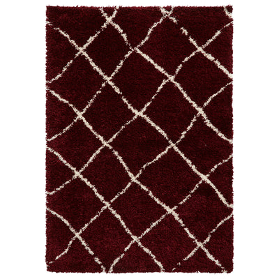 Durham Berber Diamond Shaggy Rug